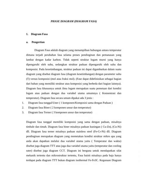 DOCX PHASE DIAGRAM DIAGRAM FASA PDFSLIDE NET