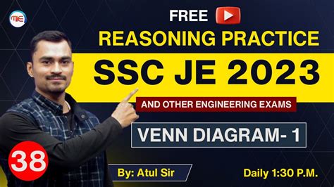 Reasoning For SSC JE 2023 VENN DIAGRAM 1 Reasoning Practice For