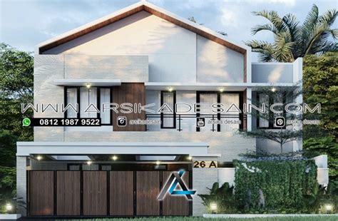 DESAIN RUMAH 10 X 18 METER PEMILIK IBU LILY SURABAYA ARSIKA