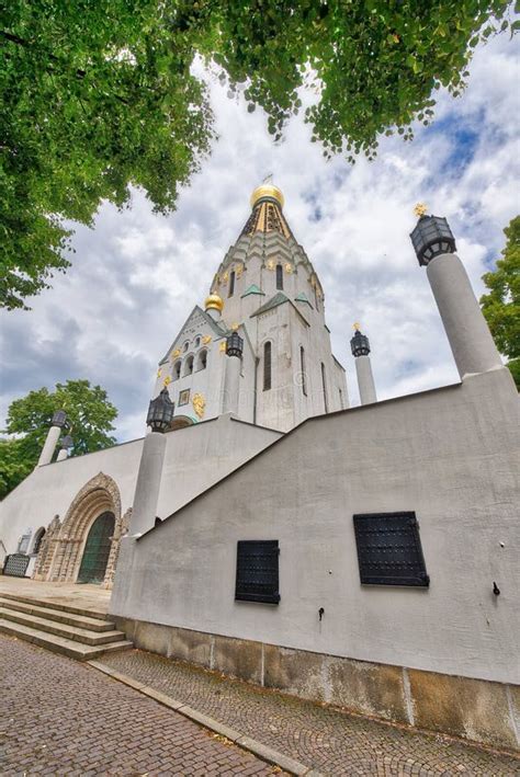 Russisch Orthodoxe Kirche In Leipzig Deutschland Stockbild Bild Von