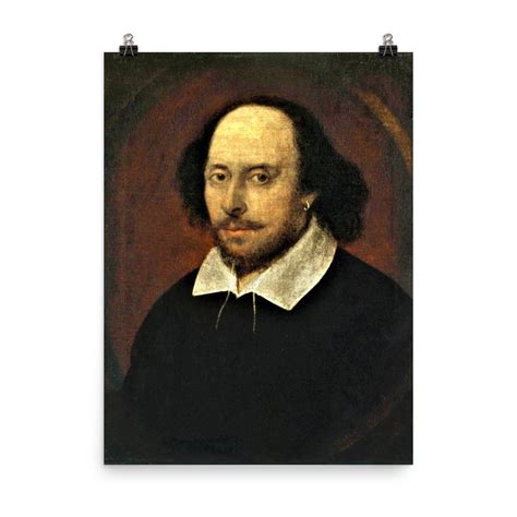 William Shakespeare Poster Etsy