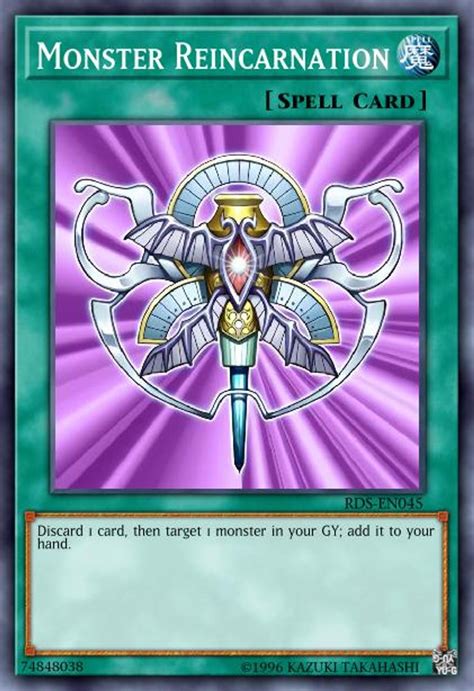 Monster Reincarnation Ultimate Rare Rds En045 Prices Yugioh Rise Of Destiny Yugioh Cards