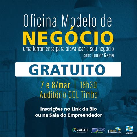 Sala Do Empreendedor De Timb Promove Oficina Gratuita De Modelo De