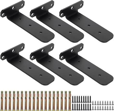 Sayayo Black Floating Shelf Brackets Packs L Brackets For Shelves