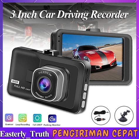 Dashcam Mobil 1080P Full HD 3 Inch Night Vision All In One Vehicle