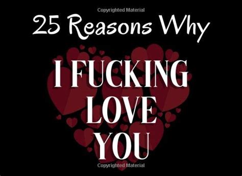 25 Reasons Why I Fucking Love You What I Love About You Fill In The Blank Book