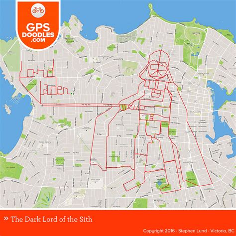 Cyclist Stephen Lund Creates City Sized Doodles With Gps Tracking