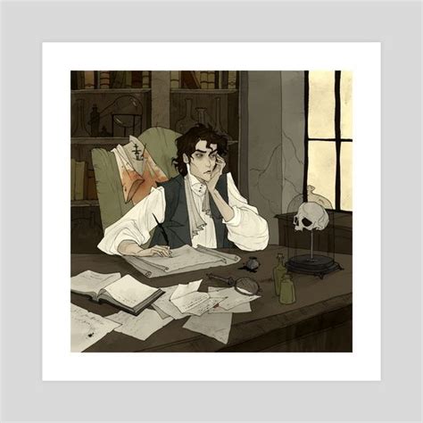 Victor Frankenstein, an art print by Abigail Larson | Gothic artwork ...