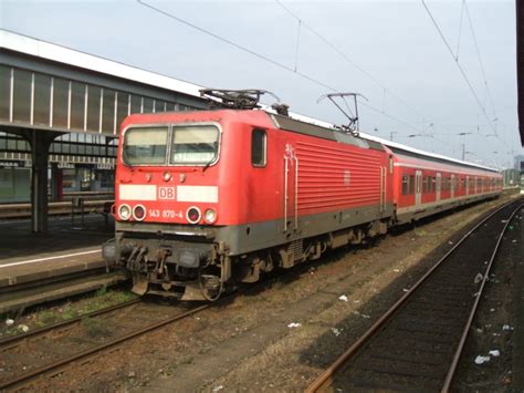 BR 143 870 4 Mit S 3 In Oberhausen Hbf Nach Hattingen Ruhr 03 10