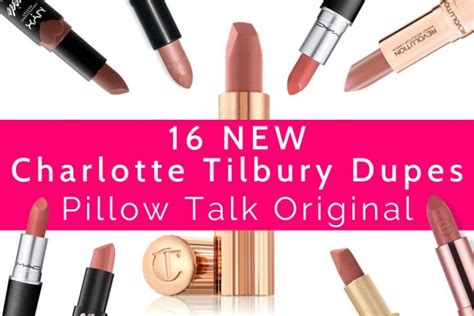 16 Best Pillow Talk Lipstick Dupes Charlotte Tilbury Dupe