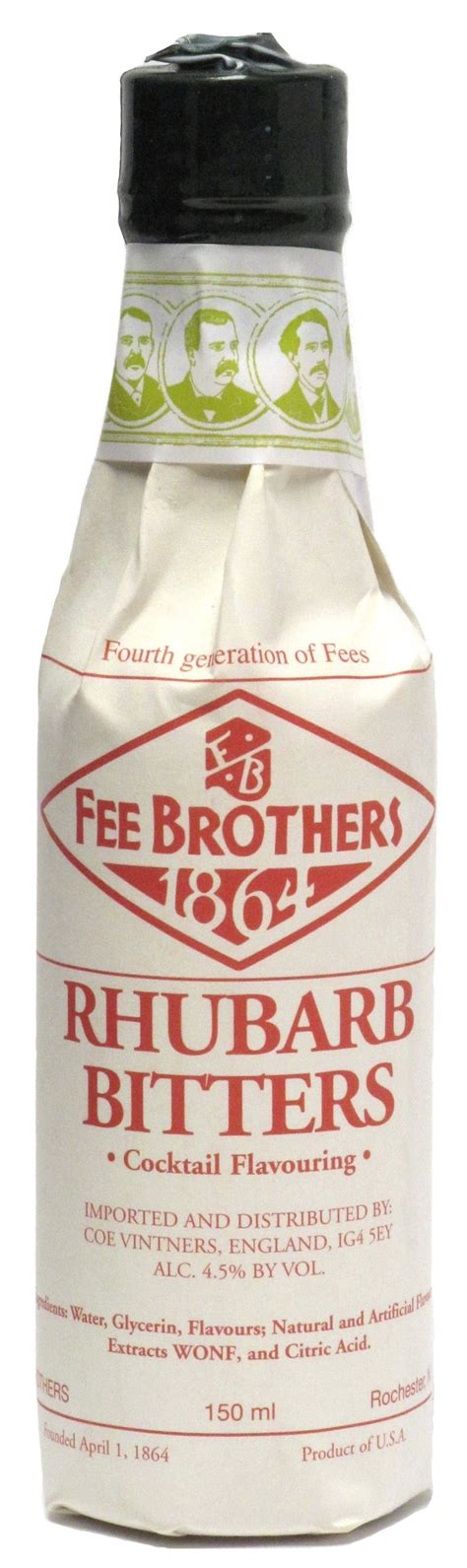 Fee Brothers Rhubarb Bitters 45 150ml Distillers Direct