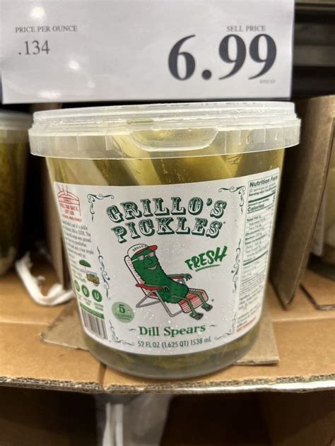 Costco Sells These Grillo S Brand Pickles For 6 99 This Is Another