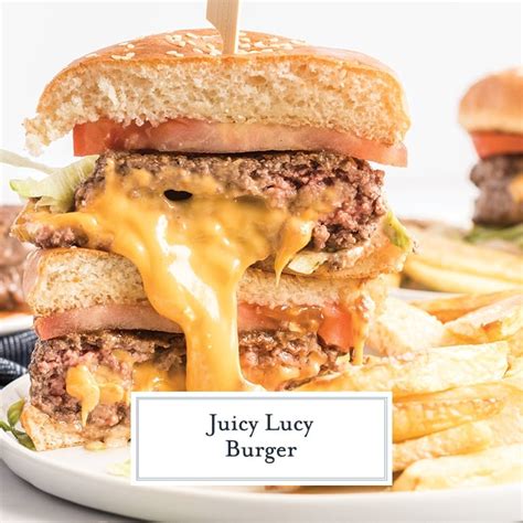 EASY Juicy Lucy Burgers Recipe - BEST Juicy Lucy Cheeseburgers