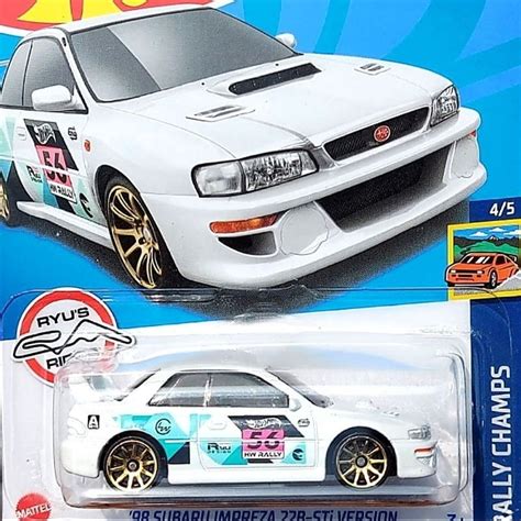 Hotwheels 98 SUBARU IMPREZA 228 STI VERSION 2023 TREASURE HUNT WRX