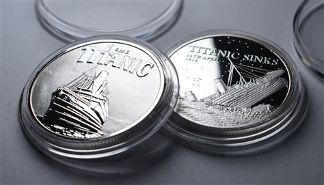 RMS TITANIC 999 Silver Commemorative In Capsule And Gift Box Etsy