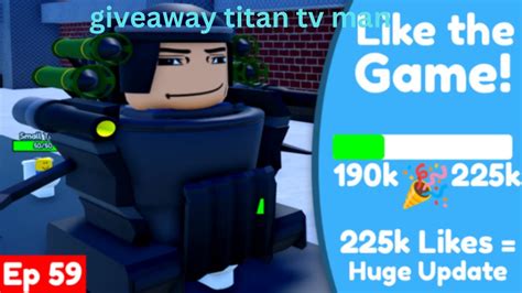 Giveaway Titan Tv Man In Ttd Toilet Tower Defense Youtube