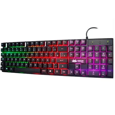 Teclado Gamer Rgb Gamer Knup Kp A Shopee Brasil