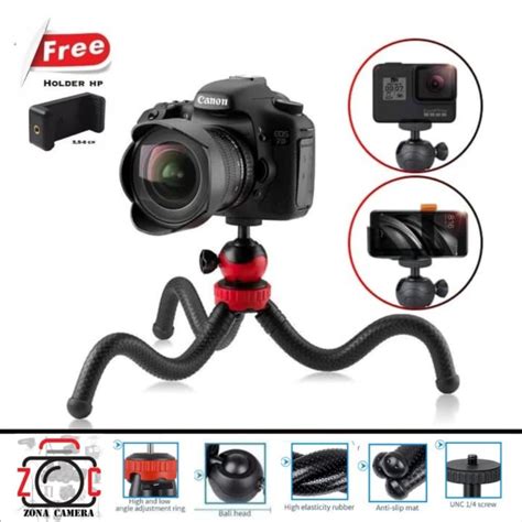 Jual KAMERATRIPOD TRIPOD FLEXIBLE POD VLOG GORILLAPOD KAMERA