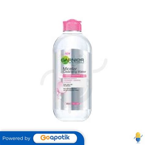 Garnier Micellar Cleansing Water Even For Sensitive Skin 400 Ml Botol Kegunaan Efek Samping