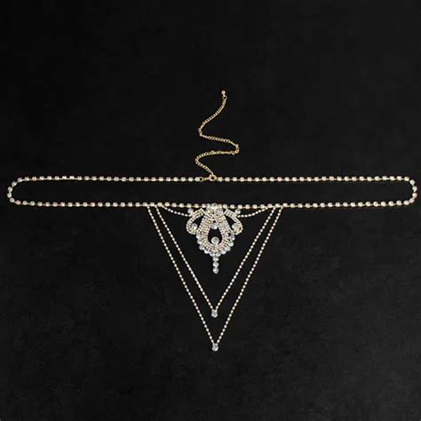 Bikini De Lujo Con Cadena Para El Vientre Con Diamantes De I Mercadolibre