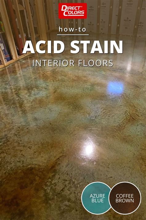 Acid Stain Concrete Basement Floor Diy Guide Artofit