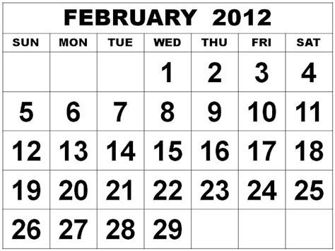 Njyloolus Calendar February 2012