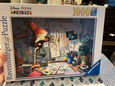 Ravensburger Disney Pixar 1000 Piece Puzzle Artists Desk 2069006553