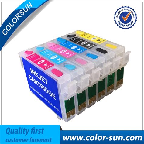 New T0981 T0986 Refillable Ink Cartridge For Epson Artisan 600700800710810725835837730