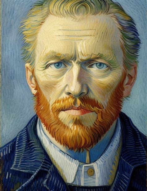 Premium Photo Portrait Vincent Van Gogh The Artist Who Lived A Tragic