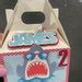 Shark Birthday Decorations Shark Goody Bags Shark Party Favor Box