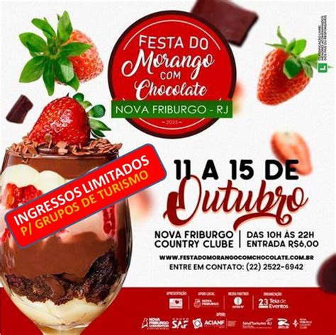 Festival Do Morango Chocolate Nova Friburgo Ascigtur Nova