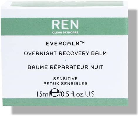 Ren Clean Skincare Evercalm Overnight Recovery Balm Facial Moisturiser