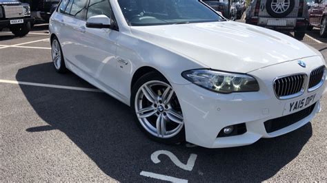 Bmw 5 Series White Automatic Auction Dealerpx