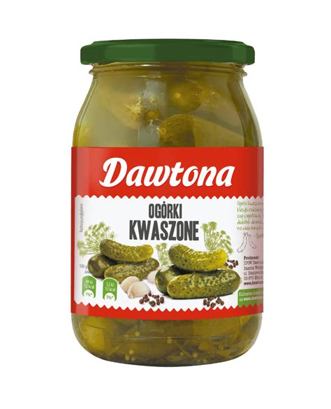 Ogórki Kiszone 900g Dawtona