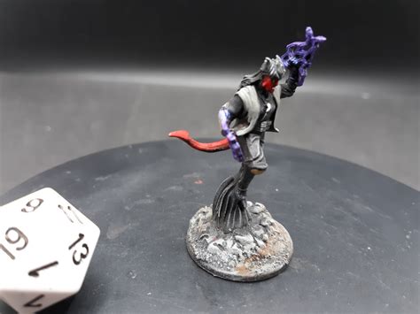 Ready Paint Tiefling Sorc Warlock Player Character Miniature Hand