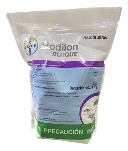 Rodilon Bloque Kg Bayer Cebo Rodenticida Difetialona Env O Gratis