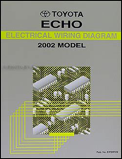 Toyota Echo Wiring Diagram Manual Original