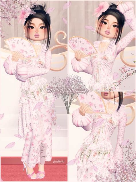 Cherry Blossom🌸 In 2024 Cherry Blossom Outfit Cherry Blossom Dress Glamour Dress