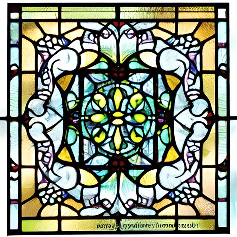 Square Stained Glass Window Magic Hyper Realistic Intricate Detail · Creative Fabrica