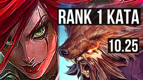 KATARINA Vs UDYR MID Rank 1 Kata 18 1 6 6 Solo Kills 1100 Games