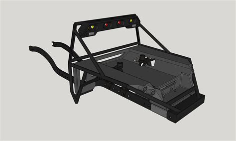 Stl File Scx10 Crawler Halfcage Without Rear Lightbar 📻 ・3d Printing Design To Download・cults