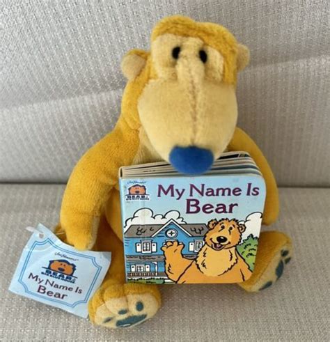 Vintage Bear In The Big Blue House Plush Disney Bear And Book | #4596361111