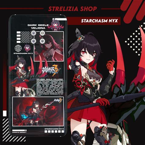 Jual Phone Case Honkai Impact Starchasm Nyx Dark Seele Veliona Shopee