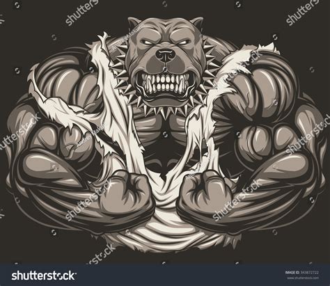 192 Angry Dog Bodybuilder Images Stock Photos And Vectors Shutterstock