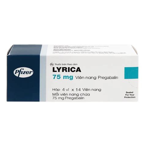 Thuốc Lyrica 75mg Pregabalin Công dụng liều dùng giá bán