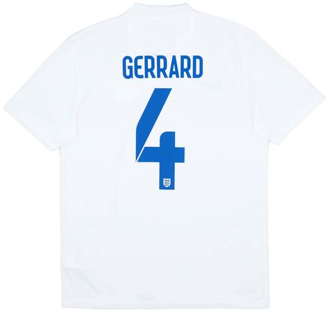 England Home Shirt Gerrard M