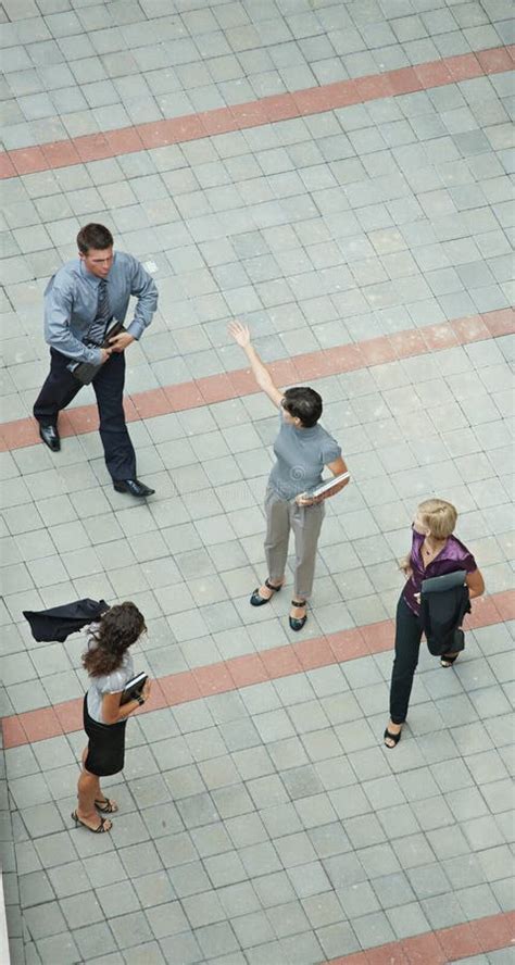 Business People Walking Overhead View Stock Images Image 11688534