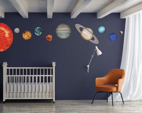 Space Wall Decal Planets Solar System Vinyl Wall Decals ...