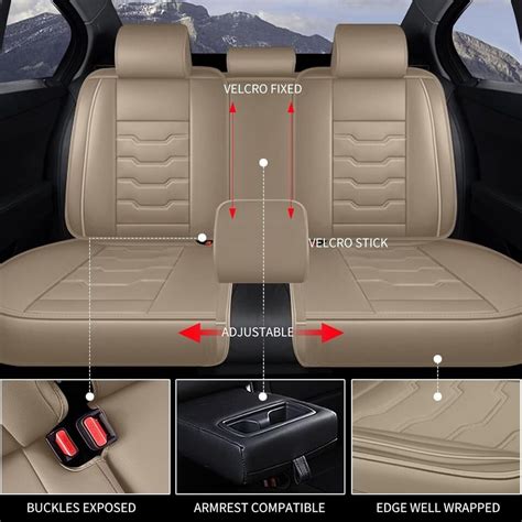 Car Front Rear 5 Sits Seat Covers For Lexus Rx350 2007 2023 Pu Leather Full Set Ebay