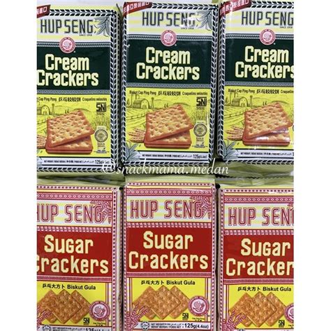 Hup Seng Mini Sugar Crackers Cream Crackers Gr Roti Kering Hup